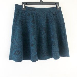 Joe Benbasset Green & black Circular Mini Skirt L